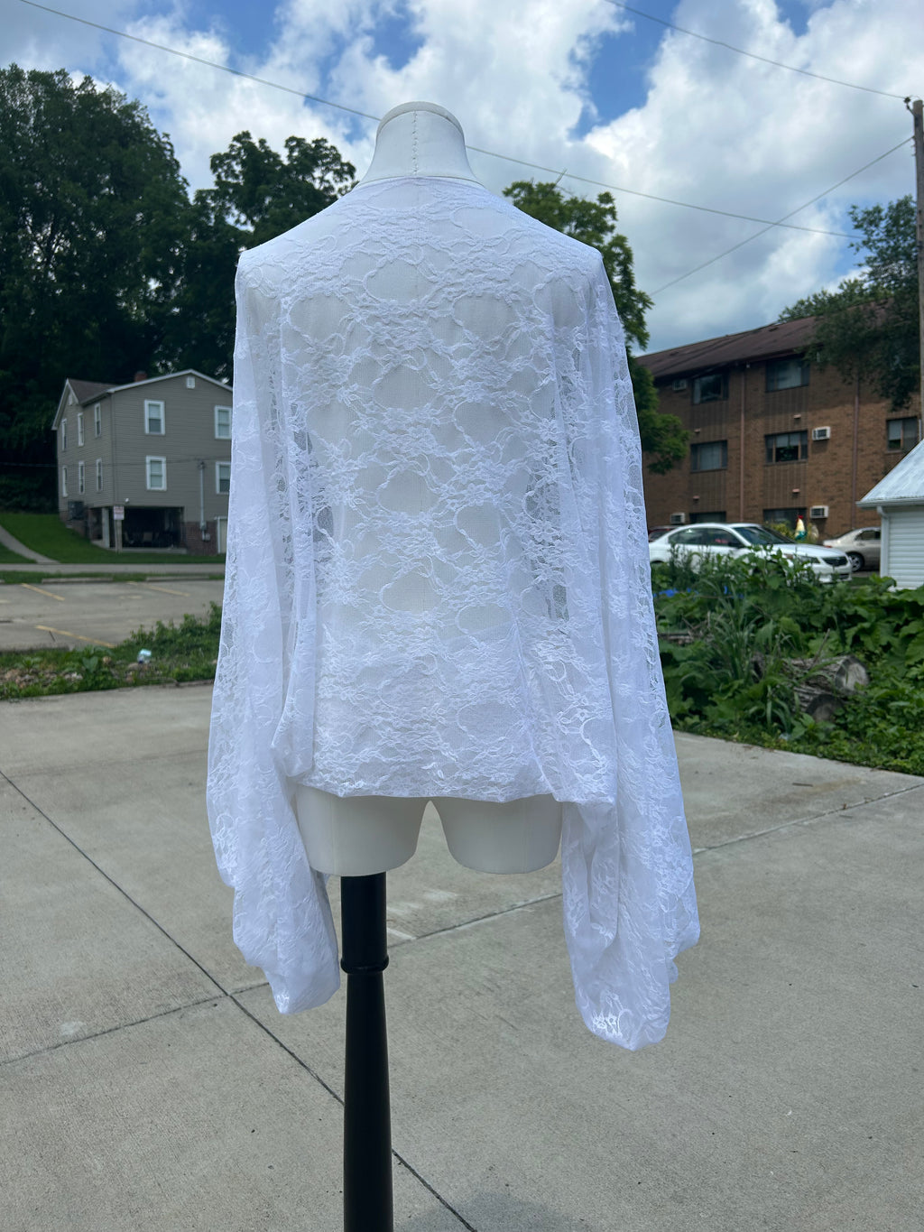 The Sylvia Top - White Lace