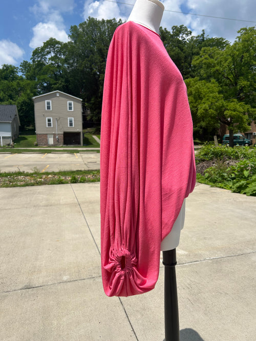 The Sylvia Top - Pink Jersey Knit
