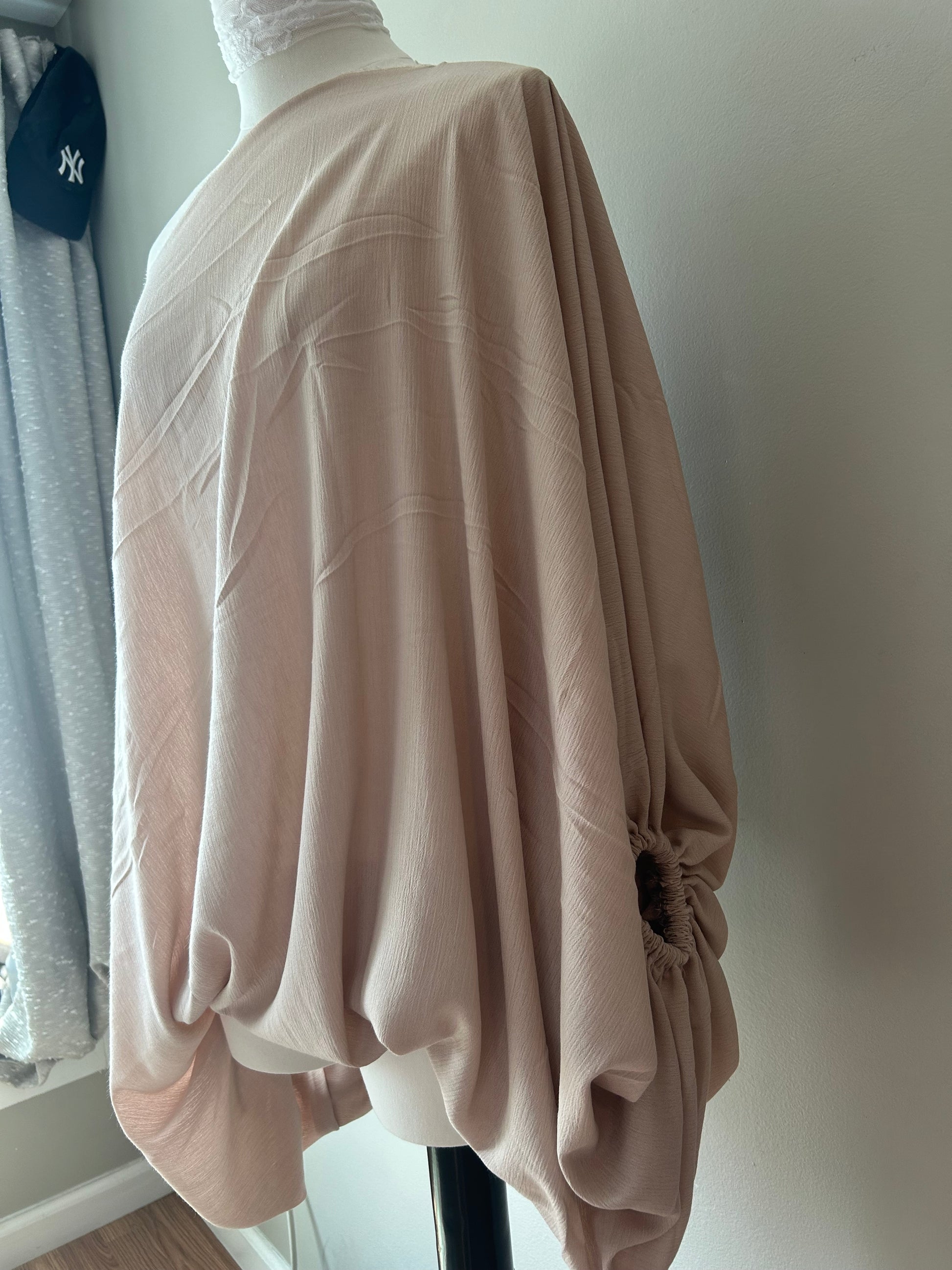 The Sylvia Top - tattered beige
