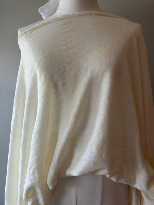 The Sylvia Sweatshirt - Butter yellow plaid
